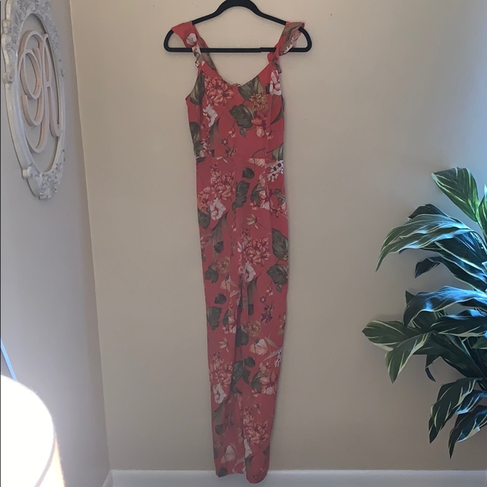 Tropical/floral jumpsuit
